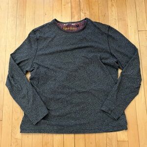 Robert Graham Gray Heather Long Sleeve Tee